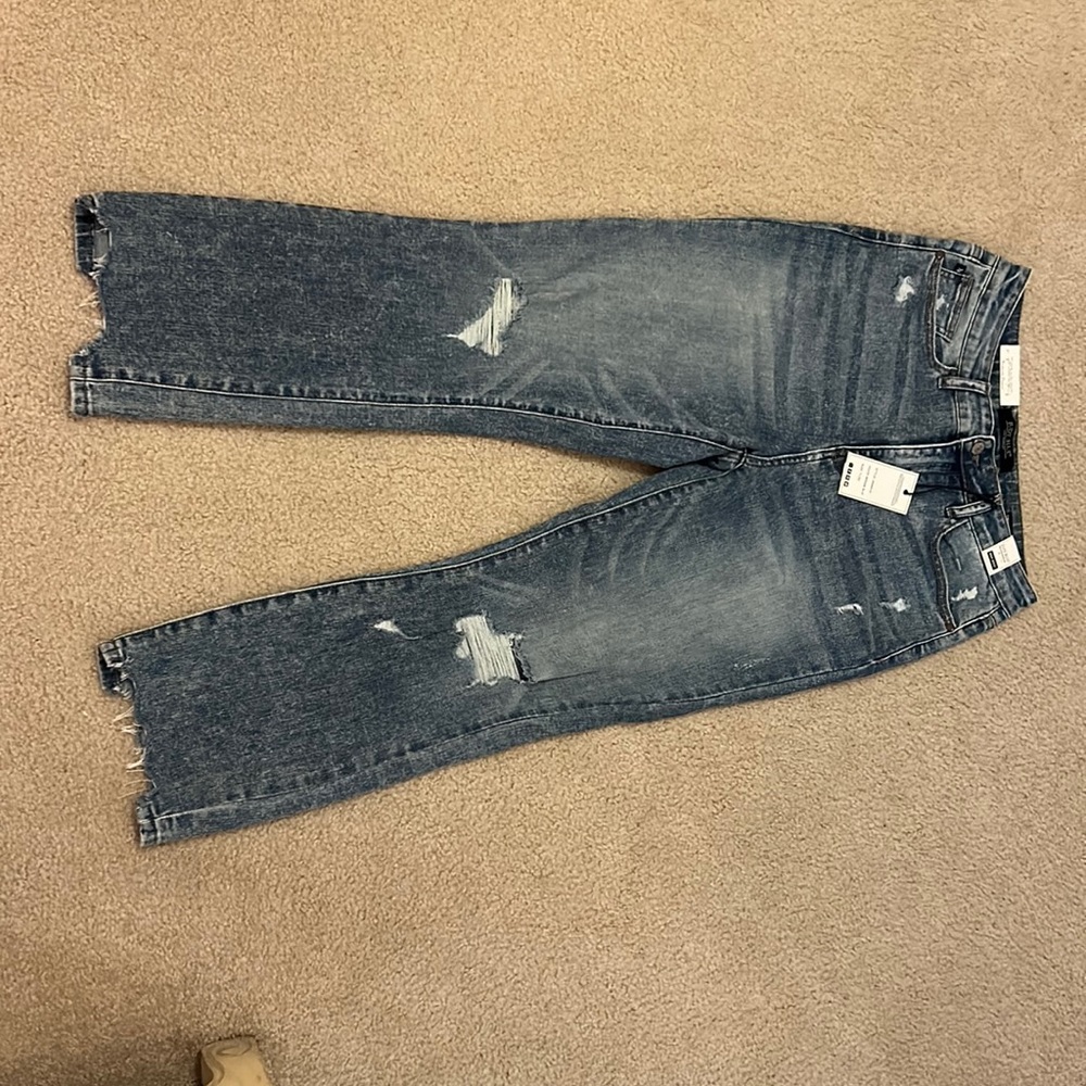 Judy Blue cropped boot high waisted jeans